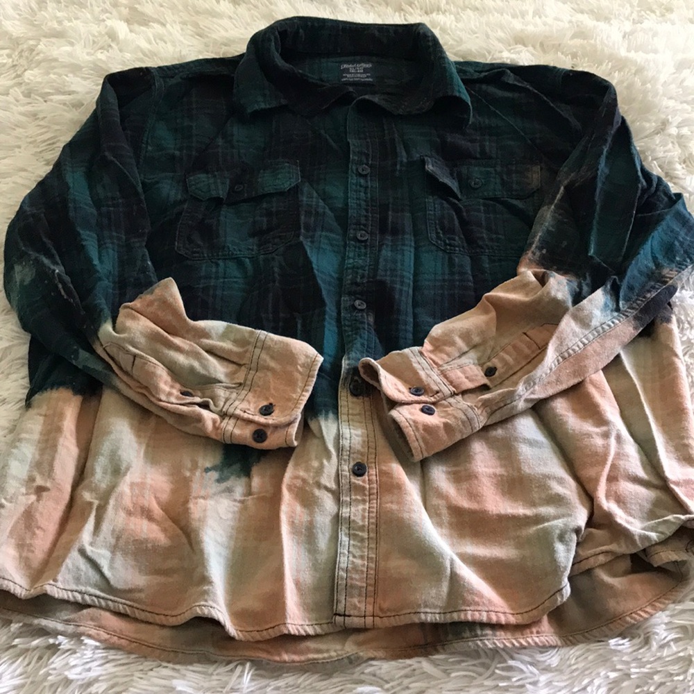⭐️4 for $20⭐️ Flannel || Bleached || Repurposed